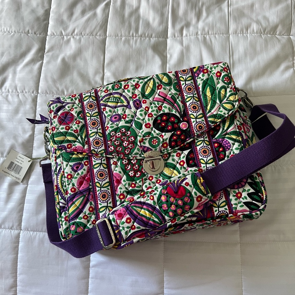 Vera Bradley Viva La Vera Laptop Bag NEW NWT
